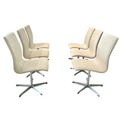 Six “Oxford” Chairs by Arne Jacobsen for Fritz Hansen