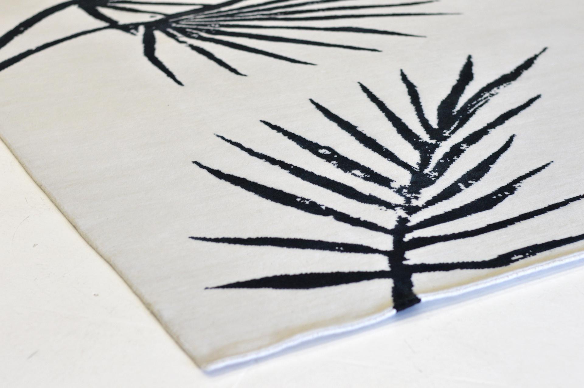 Contemporary Mehraban Six Palms Rug by Liesel Plambeck For Sale