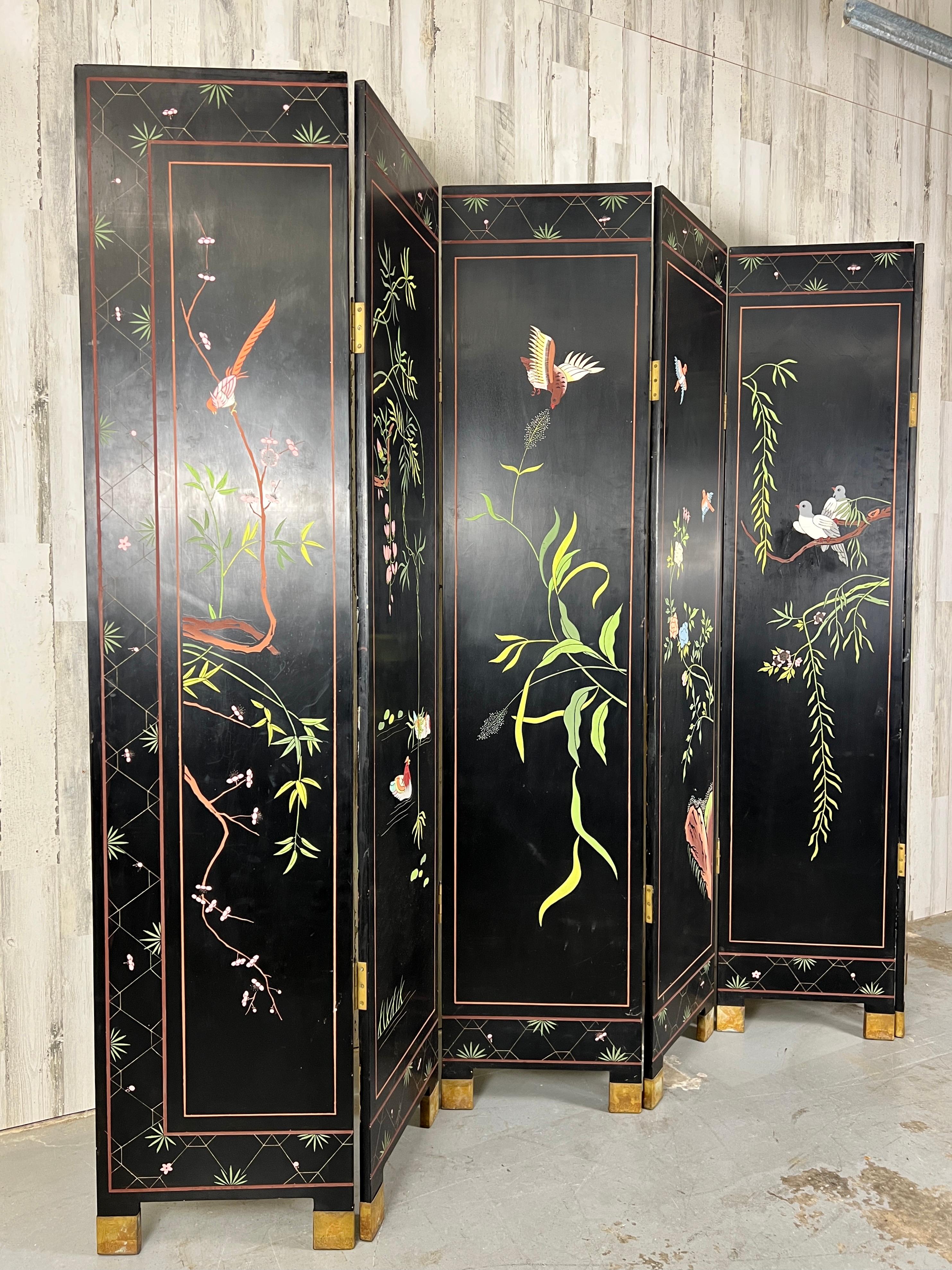 Six-Panel Coromandel Asian Screen For Sale 9