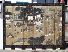 Six Panel Coromandel Chinese Dressing Screen / Room Divider