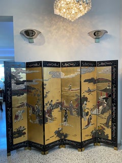 Six Panel Coromandel Screen