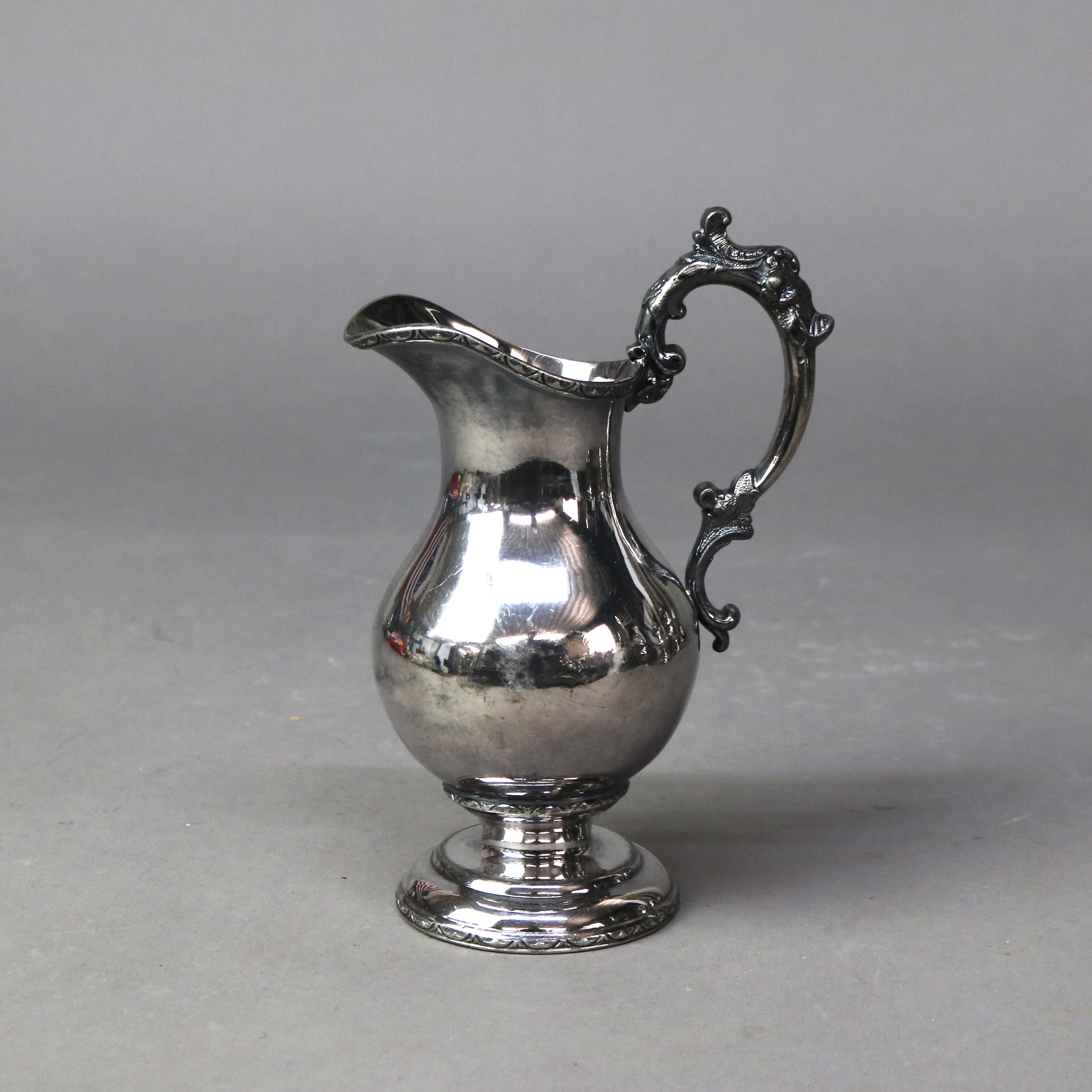 Juego de té antiguo victoriano de seis piezas plateado C1890 en venta 6