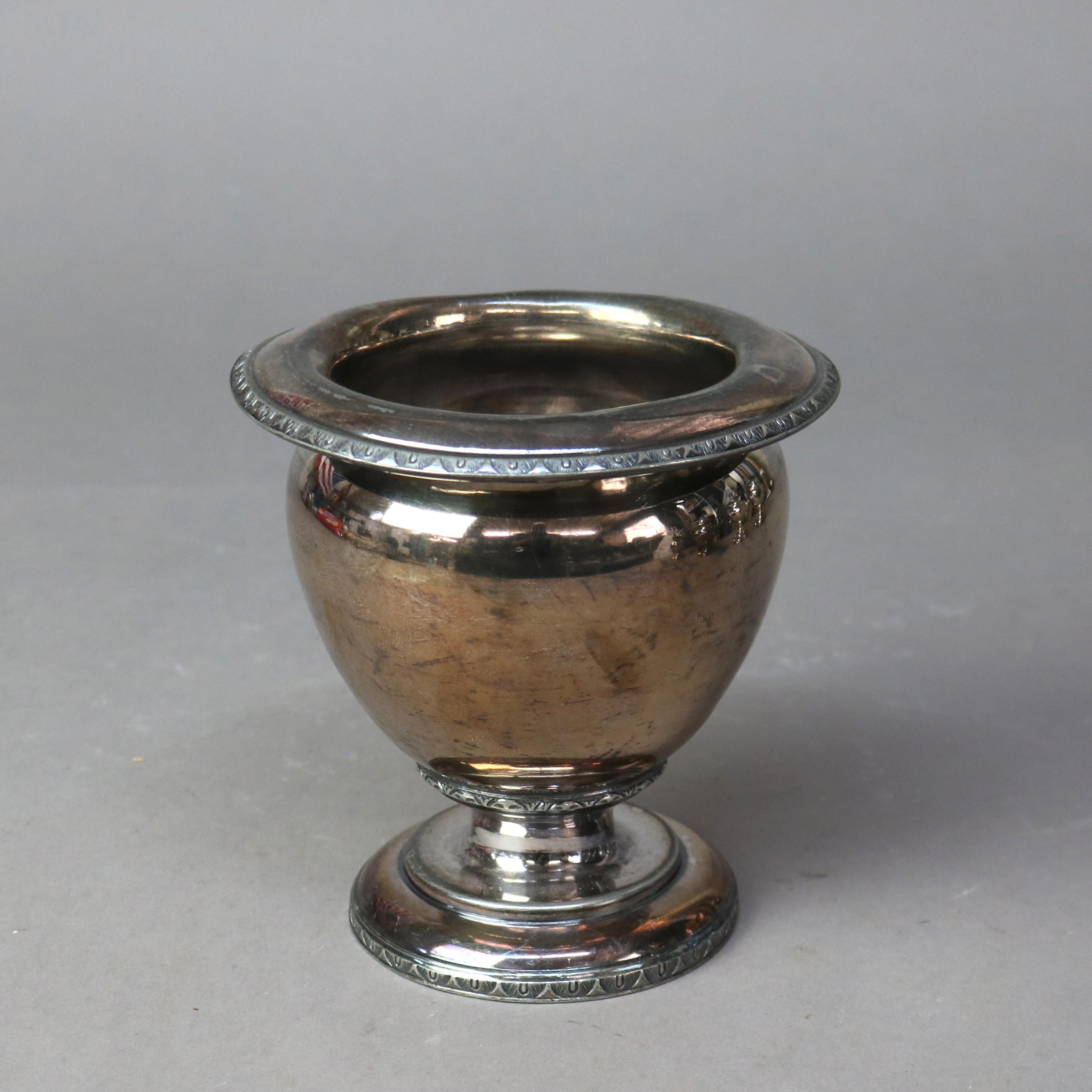 Juego de té antiguo victoriano de seis piezas plateado C1890 en venta 2