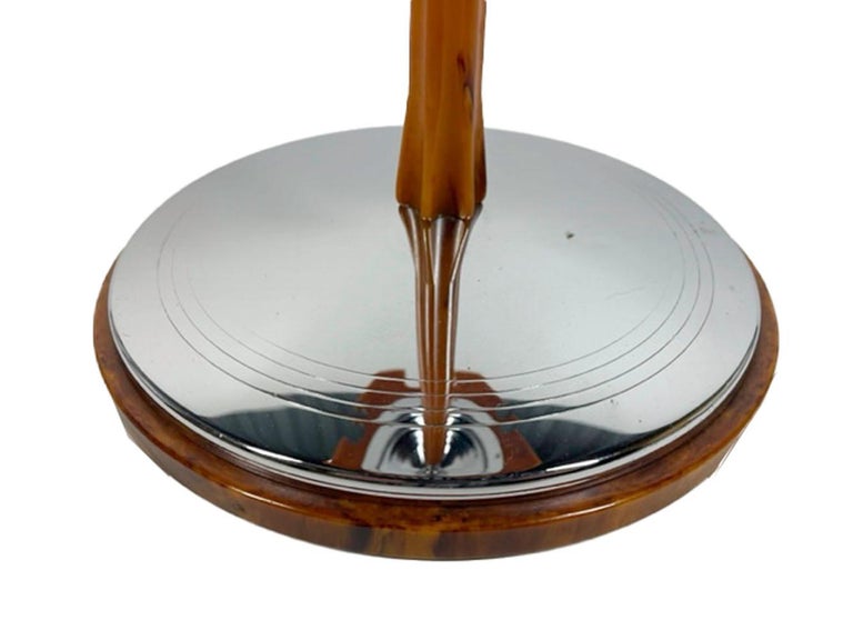 Six Piece Glo-Hill Bar Tool Set in Butterscotch Bakelite with Rotating ...