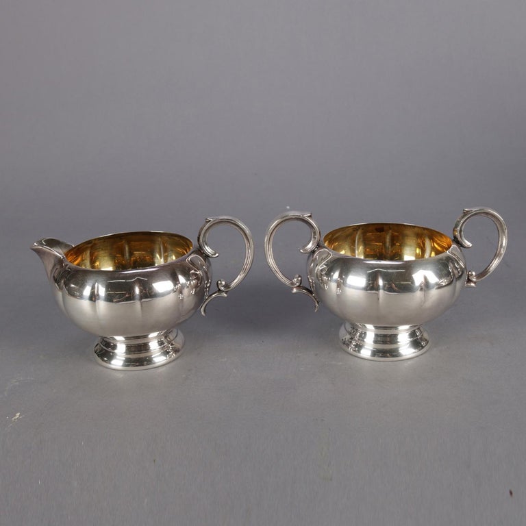 SixPiece Marlboro Silver Plate Old English Reproduction E.P. Copper