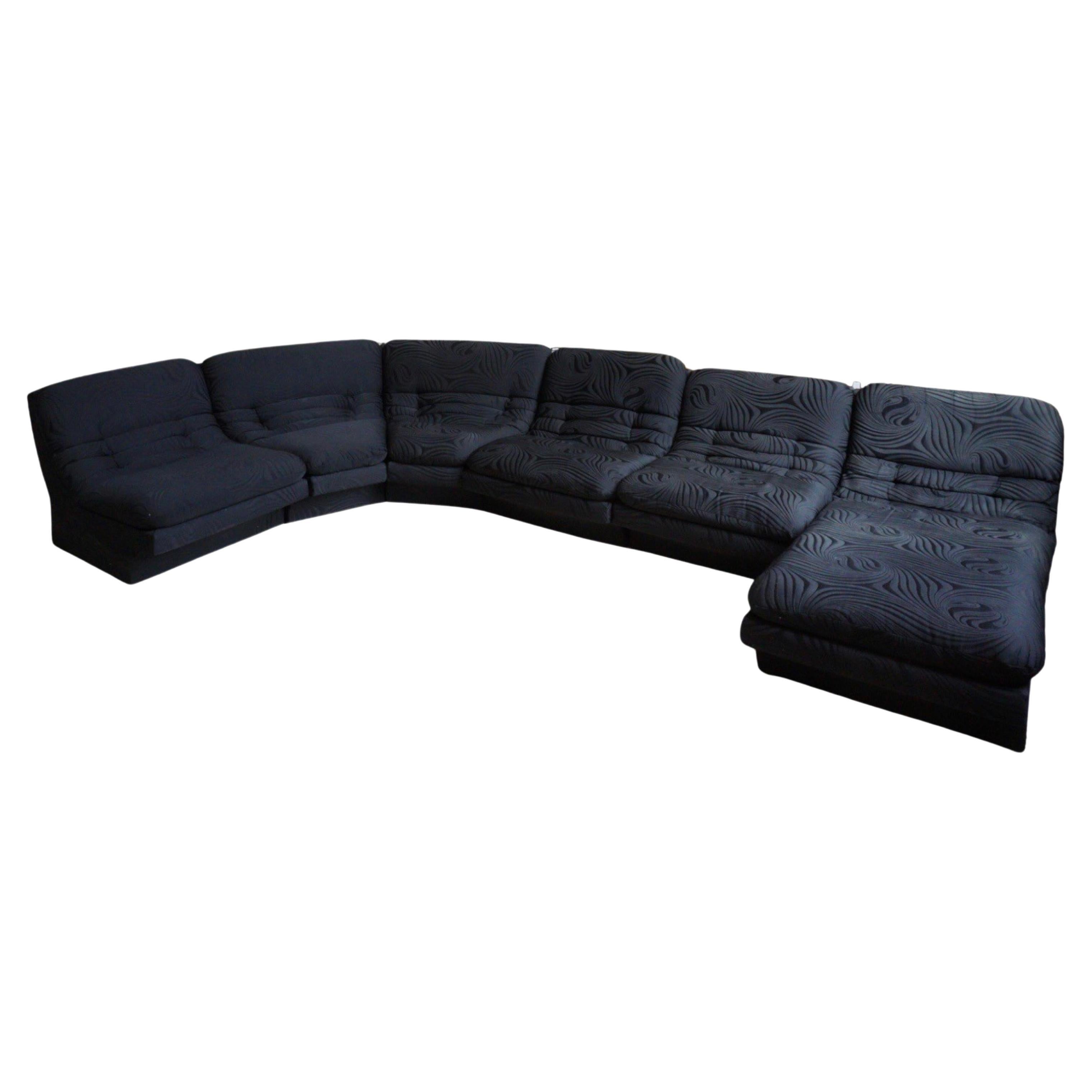 Six-Piece Sectional by Carsons, 1980s For Sale