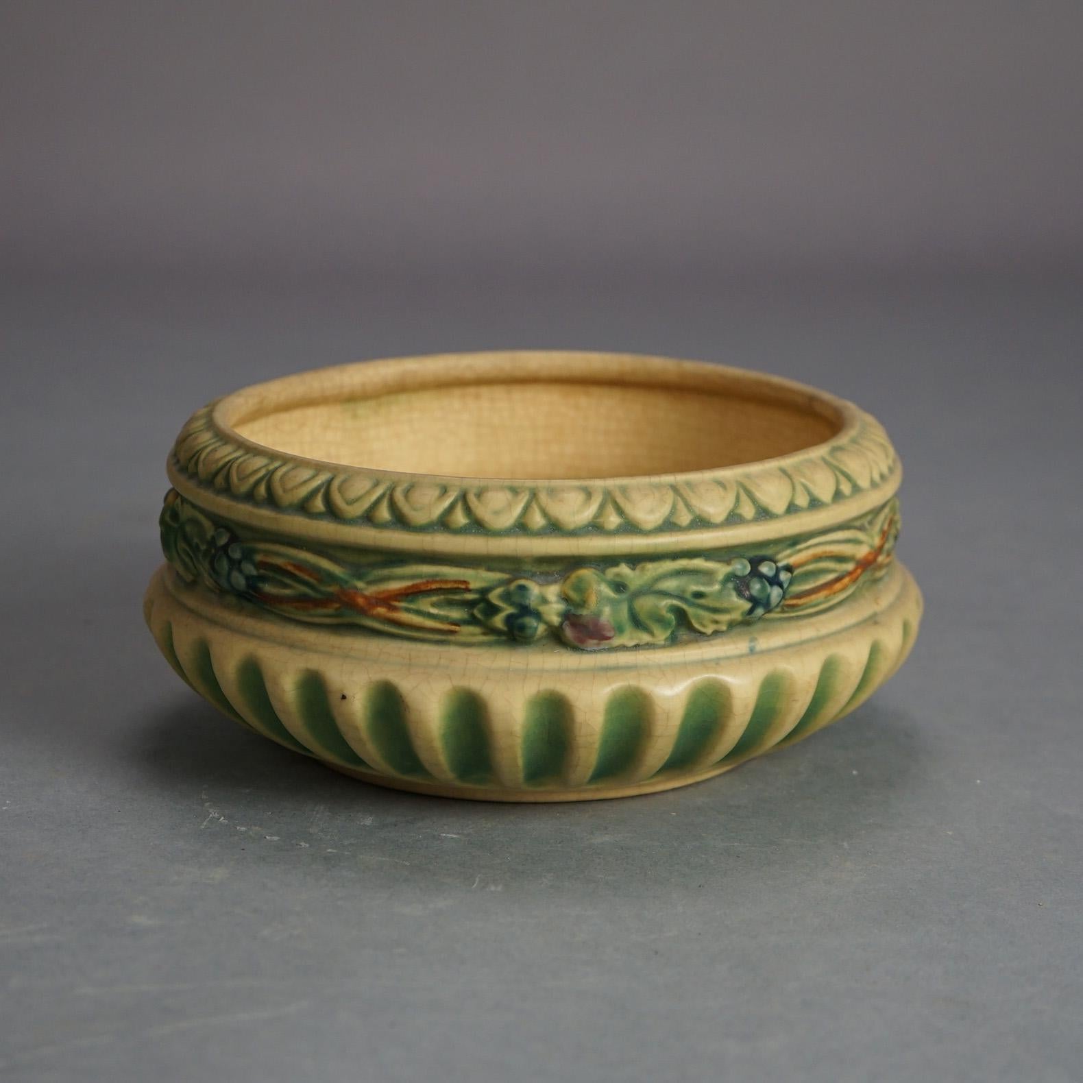 Six Pieces ff Roseville Art Pottery, Donatello, Mid 20thC 6