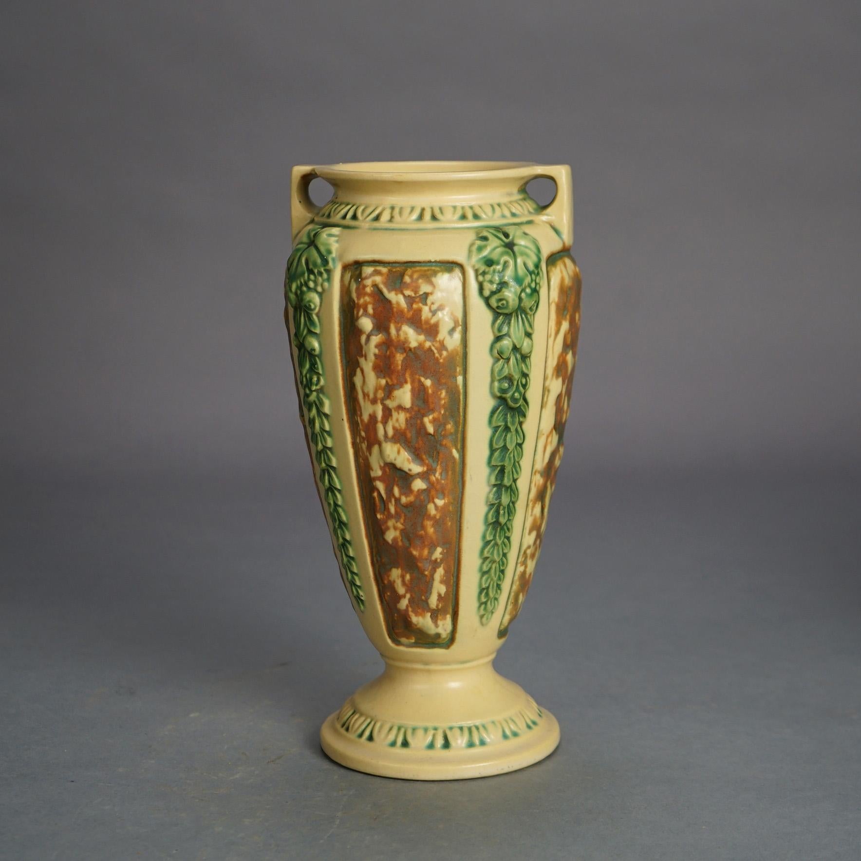 Six Pieces ff Roseville Art Pottery, Donatello, Mid 20thC 2