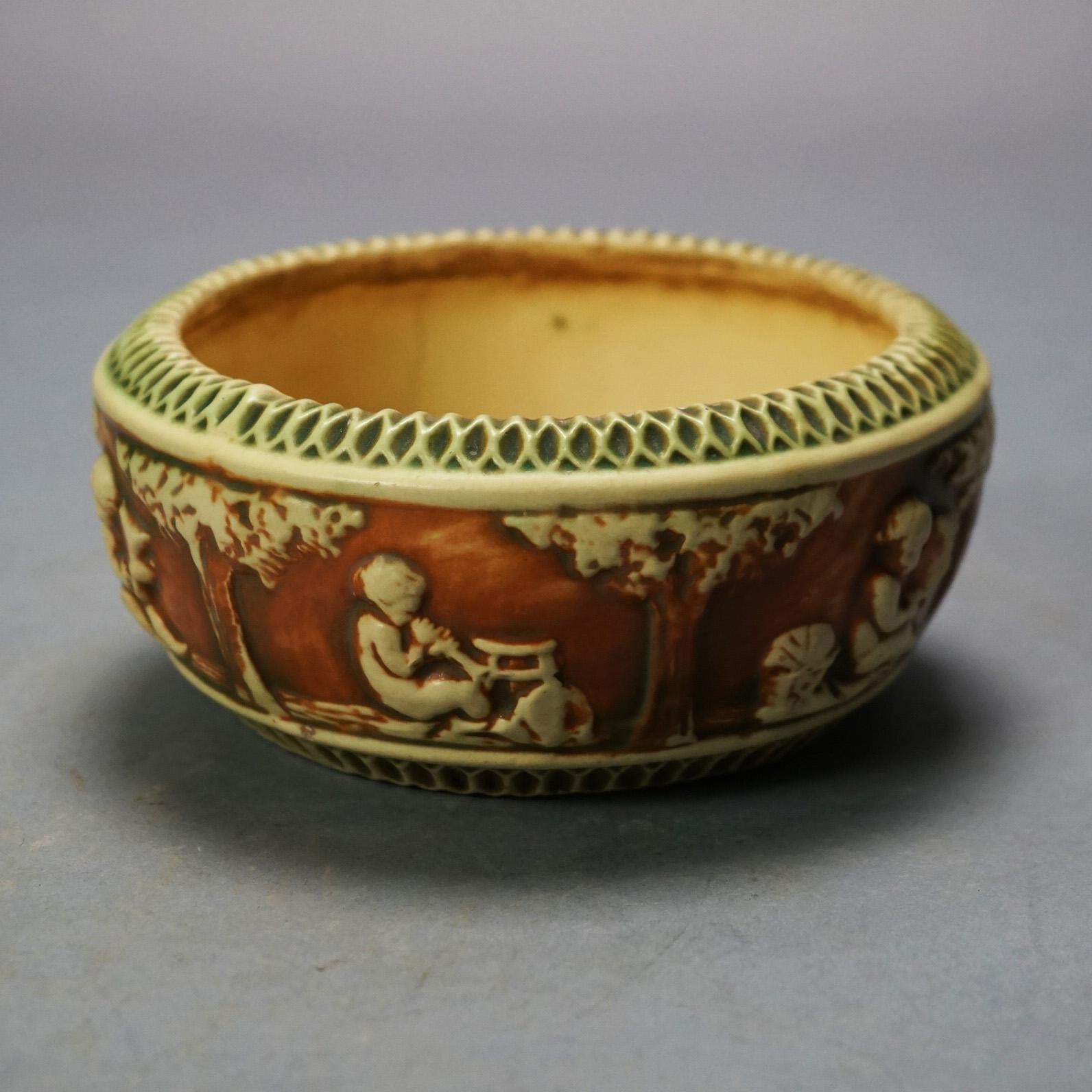 Six Pieces Of Roseville Art Pottery, Donatello, Mid 20thC 1