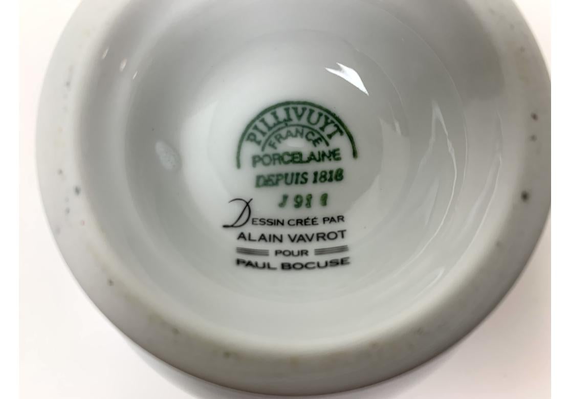 Six Pillivuyt Paul Bocuse Elysee Truffes Soup Bowl Lion Porcelain France 2