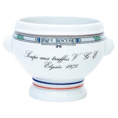 Six Pillivuyt Paul Bocuse Elysee Truffes Soup Bowl Lion Porcelain France