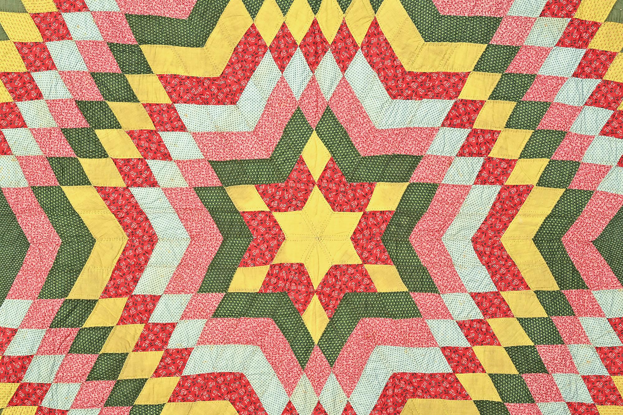 6 pointed star quilt pattern