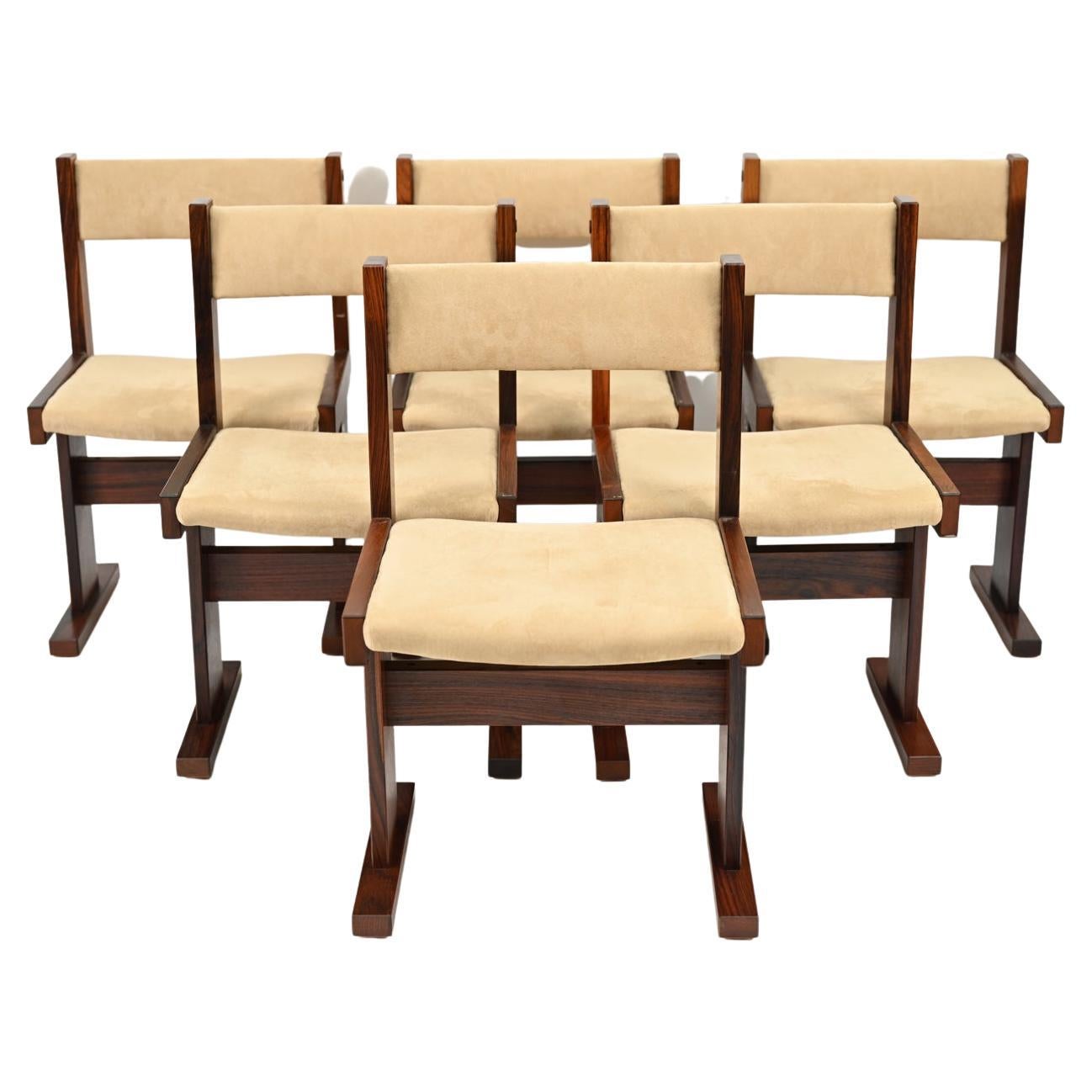 Six Poul H Poulsen for Gansgo Mobler Rosewood Dining Chairs