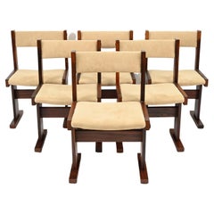 Retro Six Poul H Poulsen for Gansgo Mobler Rosewood Dining Chairs