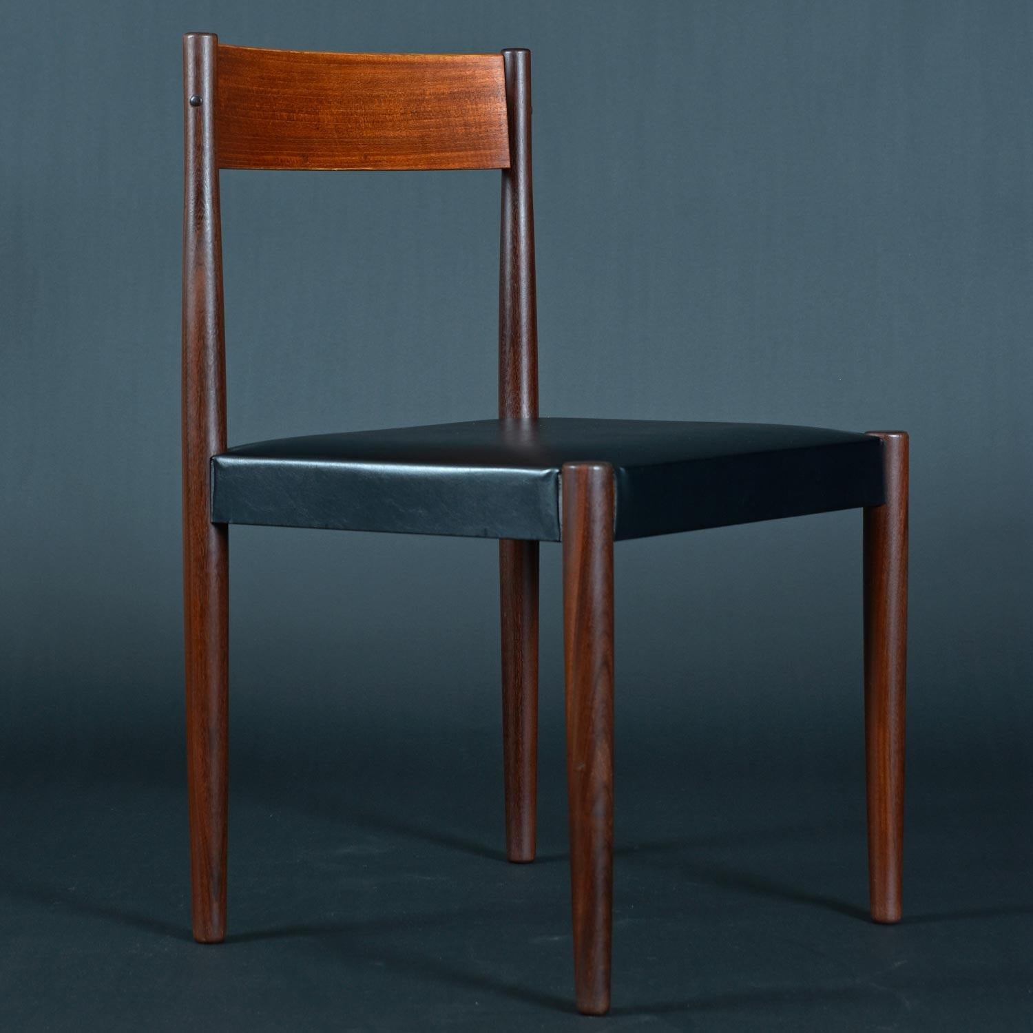 Six Poul Volther for Frem Røjle Danish Teak Dining Chairs In Excellent Condition In Chattanooga, TN