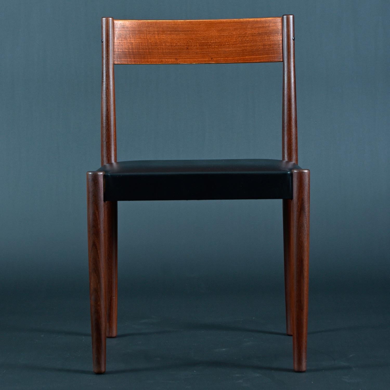 Mid-20th Century Six Poul Volther for Frem Røjle Danish Teak Dining Chairs