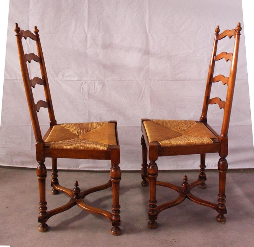 country french dining chairs with rush seats