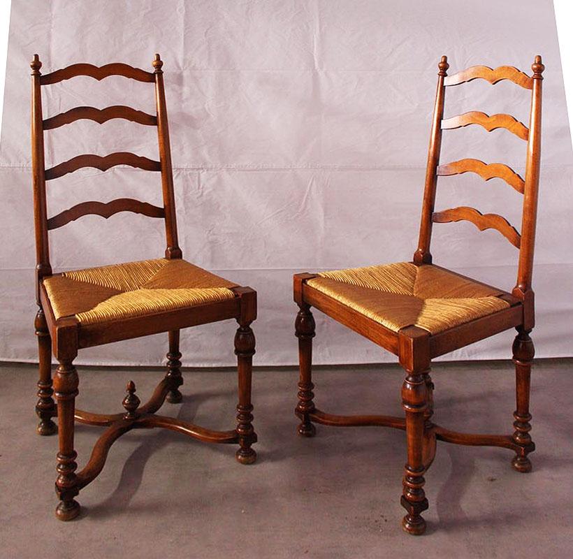 french country chairs with rush seats