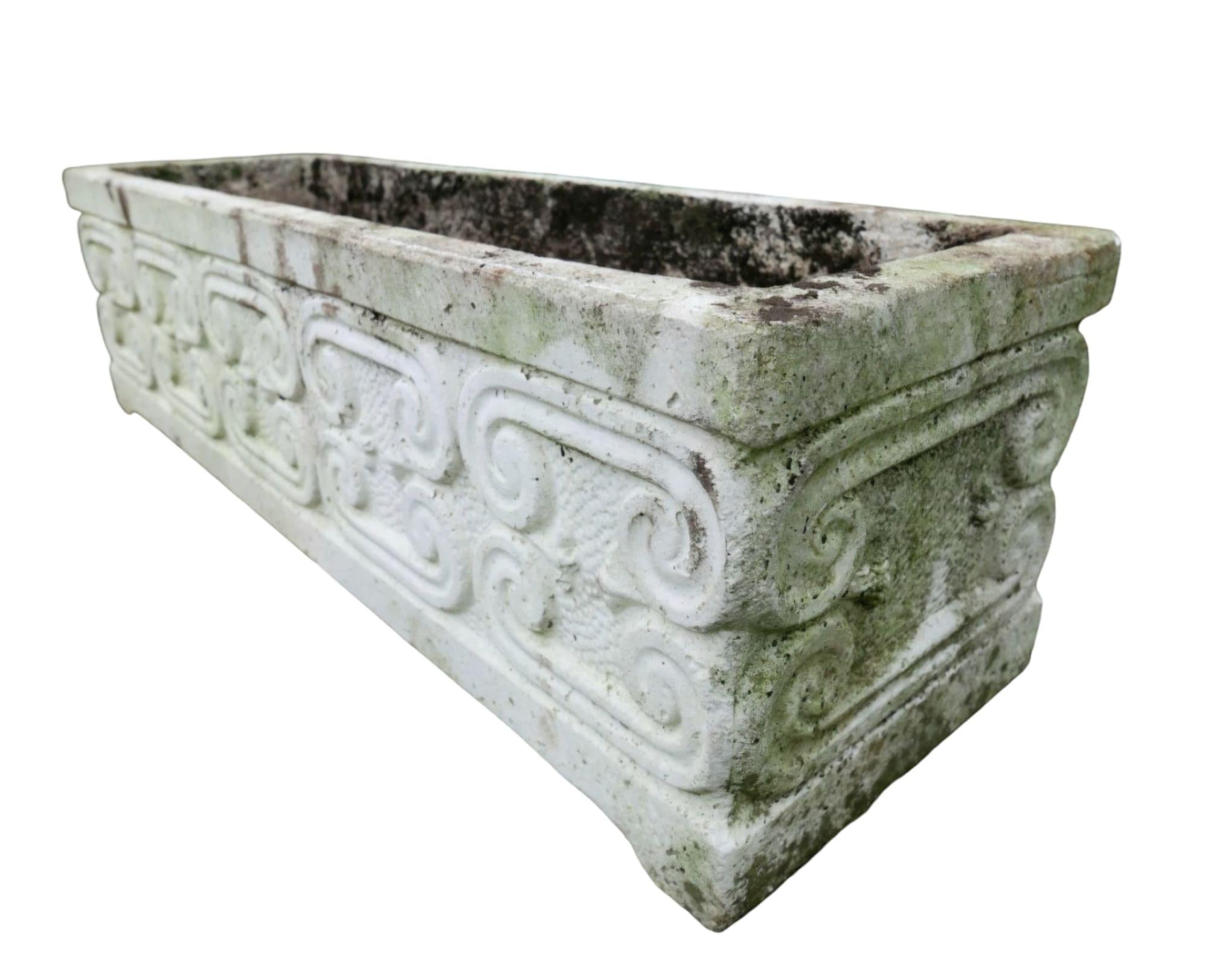Mid-20th Century Six Reconstituted Stone Planters For Sale
