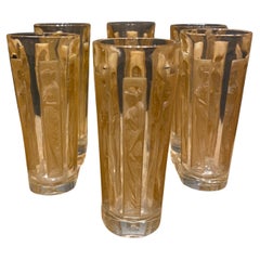 Six R.Lalique Figurines Glasses