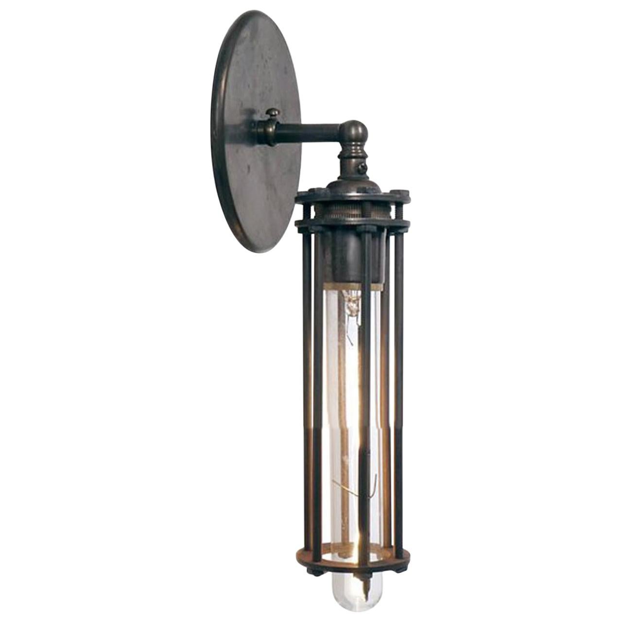 Six Rod Cage Sconce For Sale