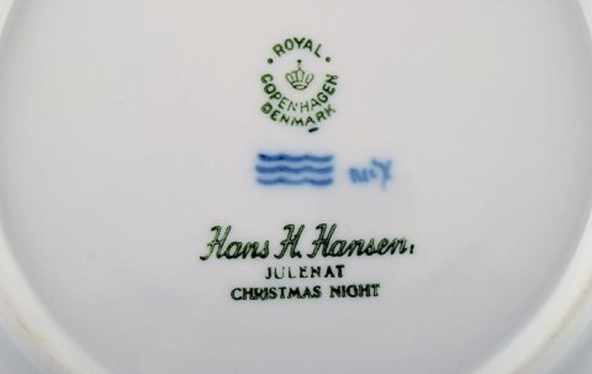 royal copenhagen blue christmas plates