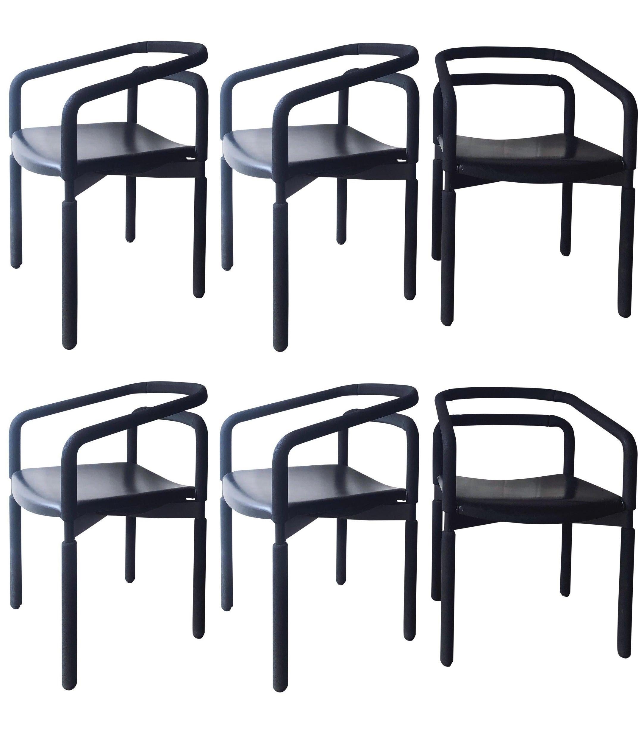 Six "Rubber Chairs" by Brian Kane for Metropolitan Furniture – Steelcase