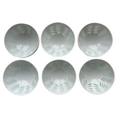 Six bols scandinaves modernes de Friedl Holzer-Kjellberg pour Arabia, Finlande