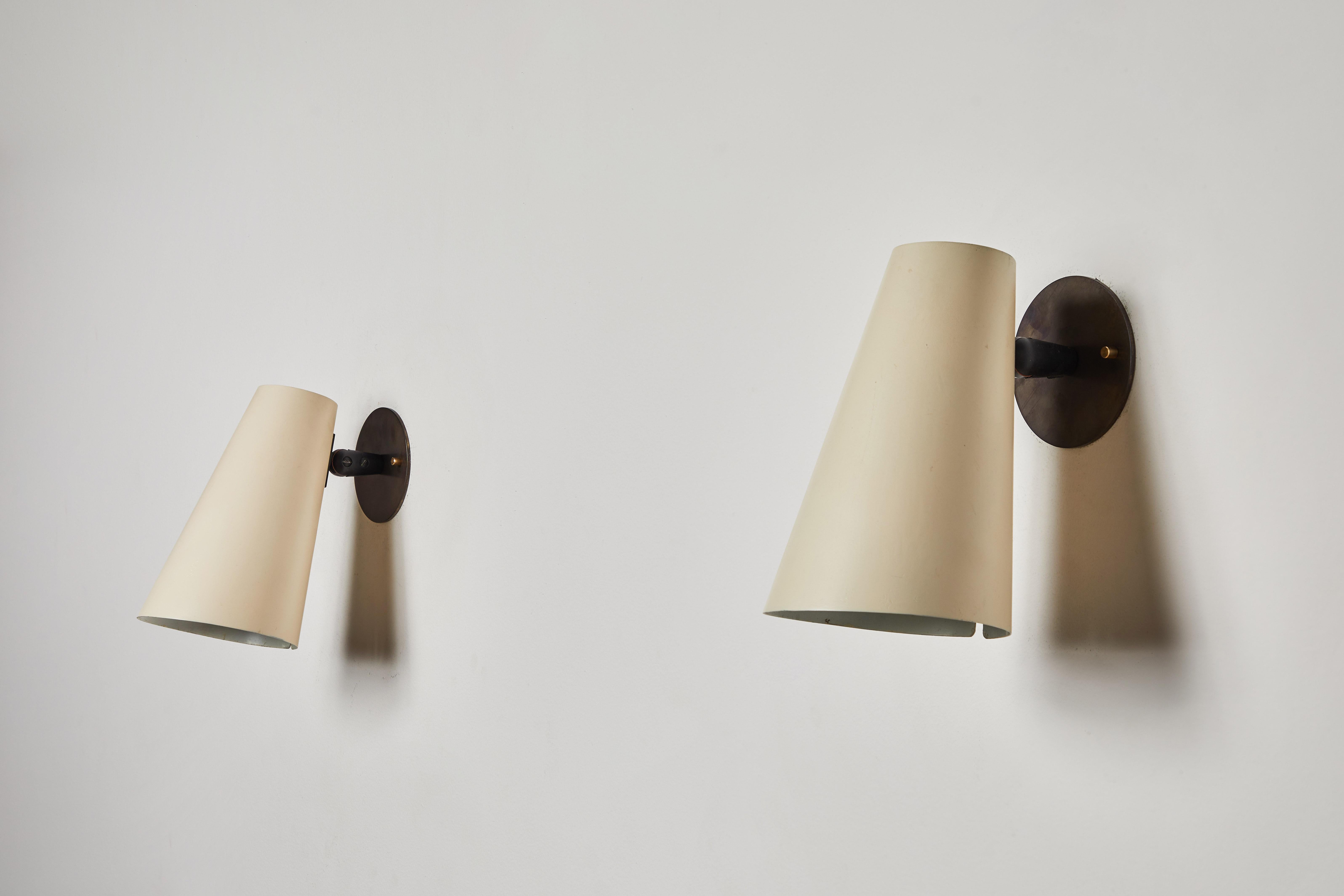 Mid-20th Century Two Sconces by Giuseppe Ostuni