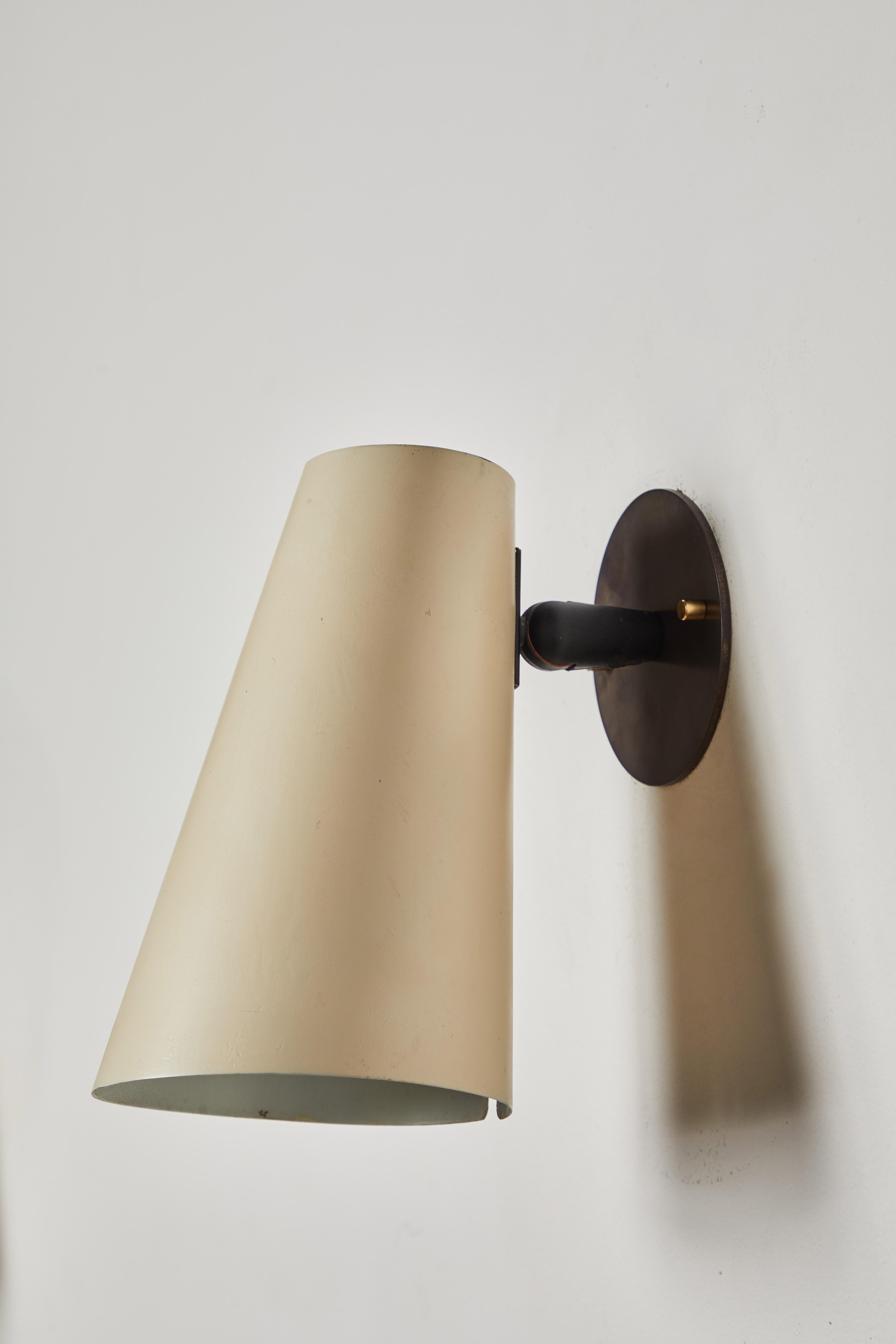 Brass Two Sconces by Giuseppe Ostuni
