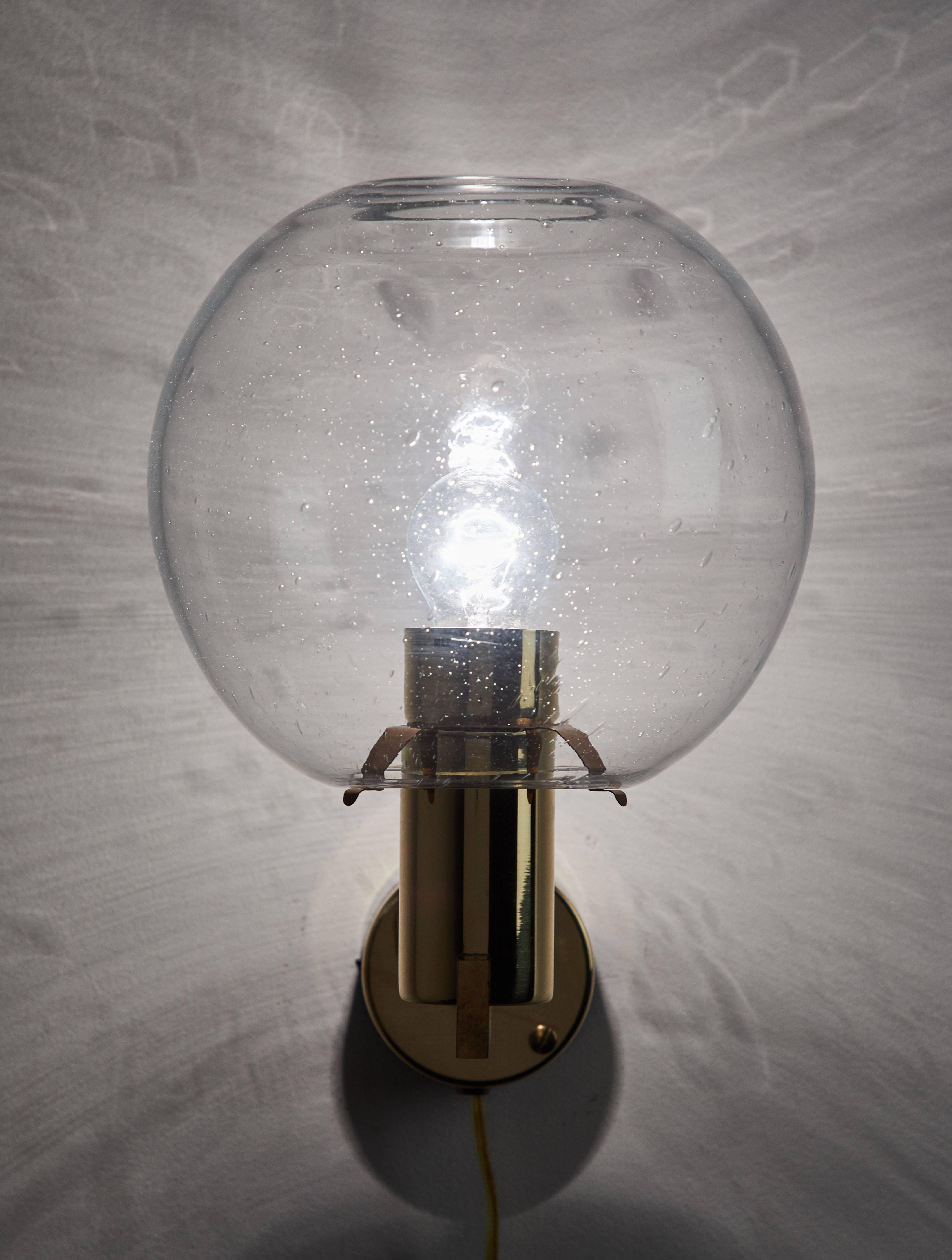Mid-Century Modern Six Sconces by Hans-Agne Jakobsson