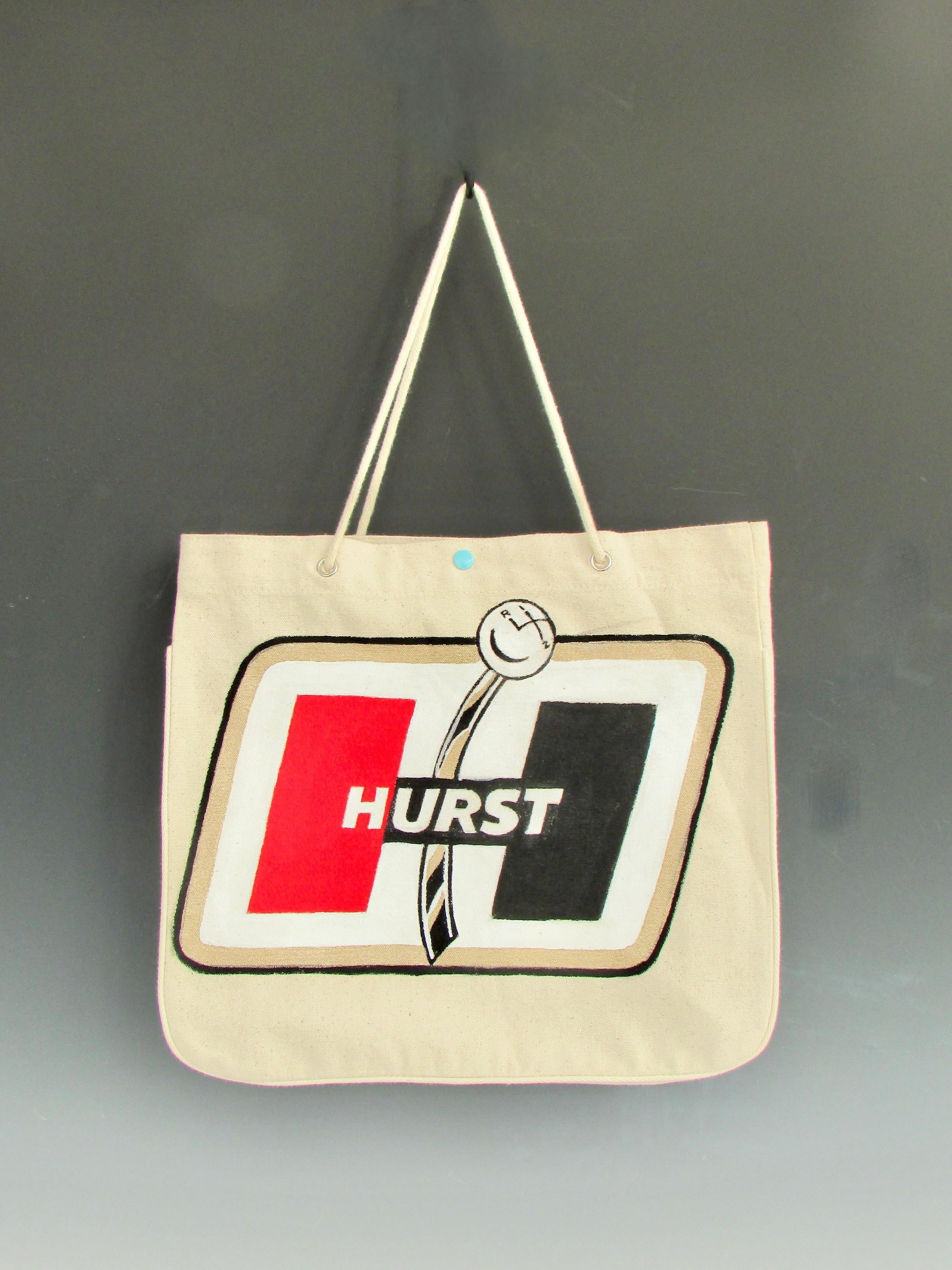 Six sacs à main ou sacs à main Separate peints à la main sur le thème de la voiture à charnière en vente 7