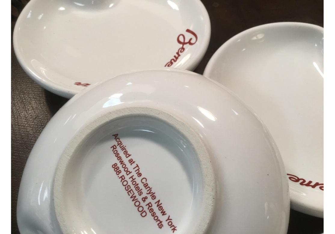 Hollywood Regency Set of Four Bemelmans Bar Ashtrays Carlyle Hotel For Sale