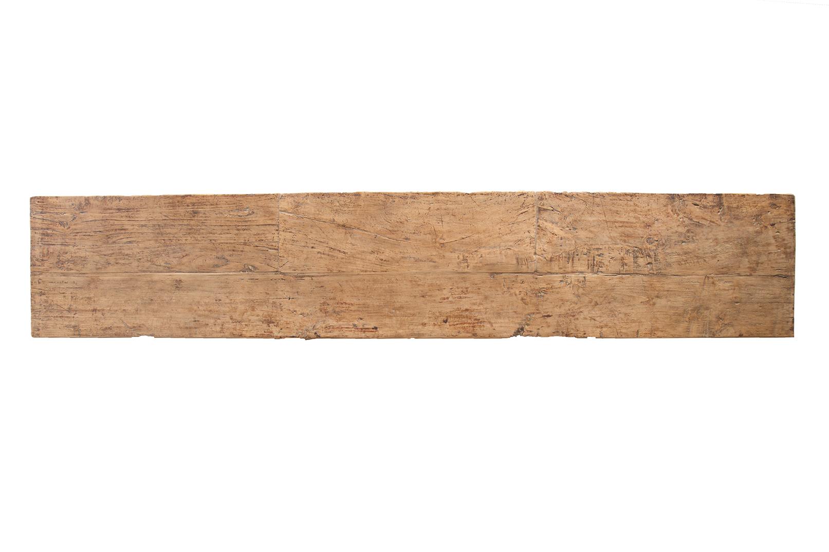 20th Century Six Shelf Server in Reclaimed Elm