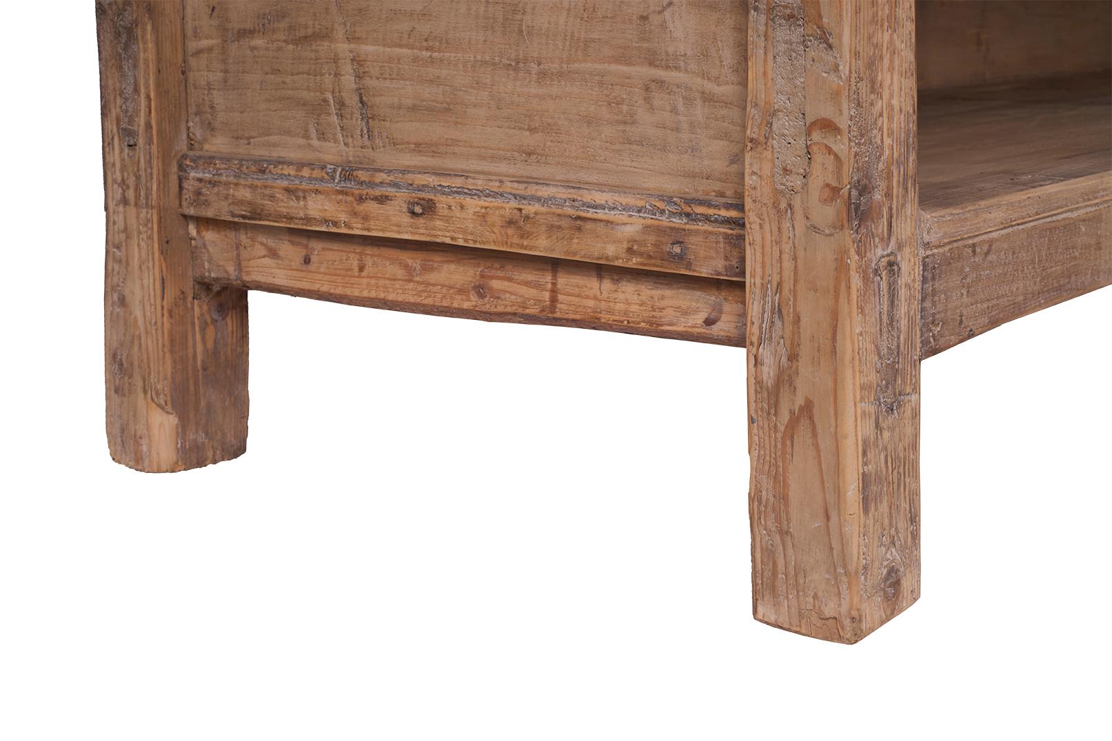 Six Shelf Server in Reclaimed Elm 1
