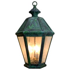 Six Sides Solid Brass Hanging Lantern