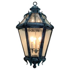 Six Sides Solid Brass Hanging Lantern