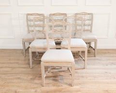 Six Smiling Chairs Circa 1800