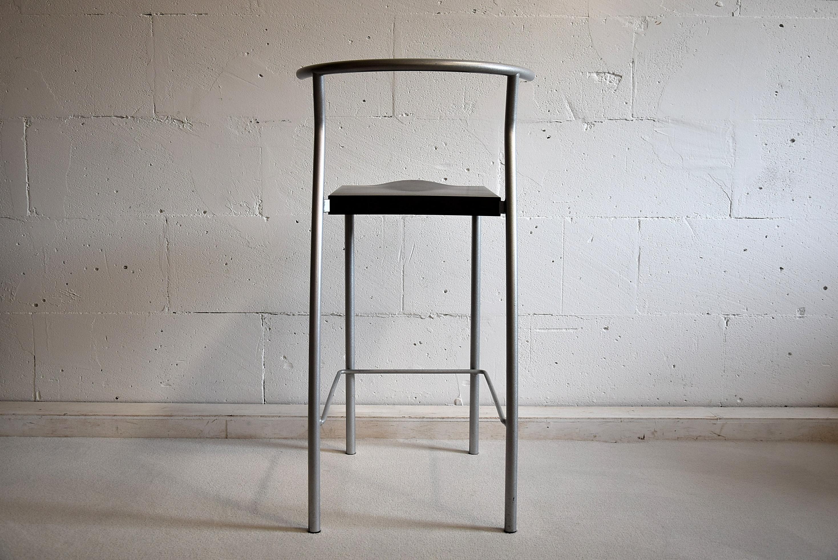 Six Stackable Hi-Glob Philippe Starck Bar Stools for Kartell, Italy, 1993 3