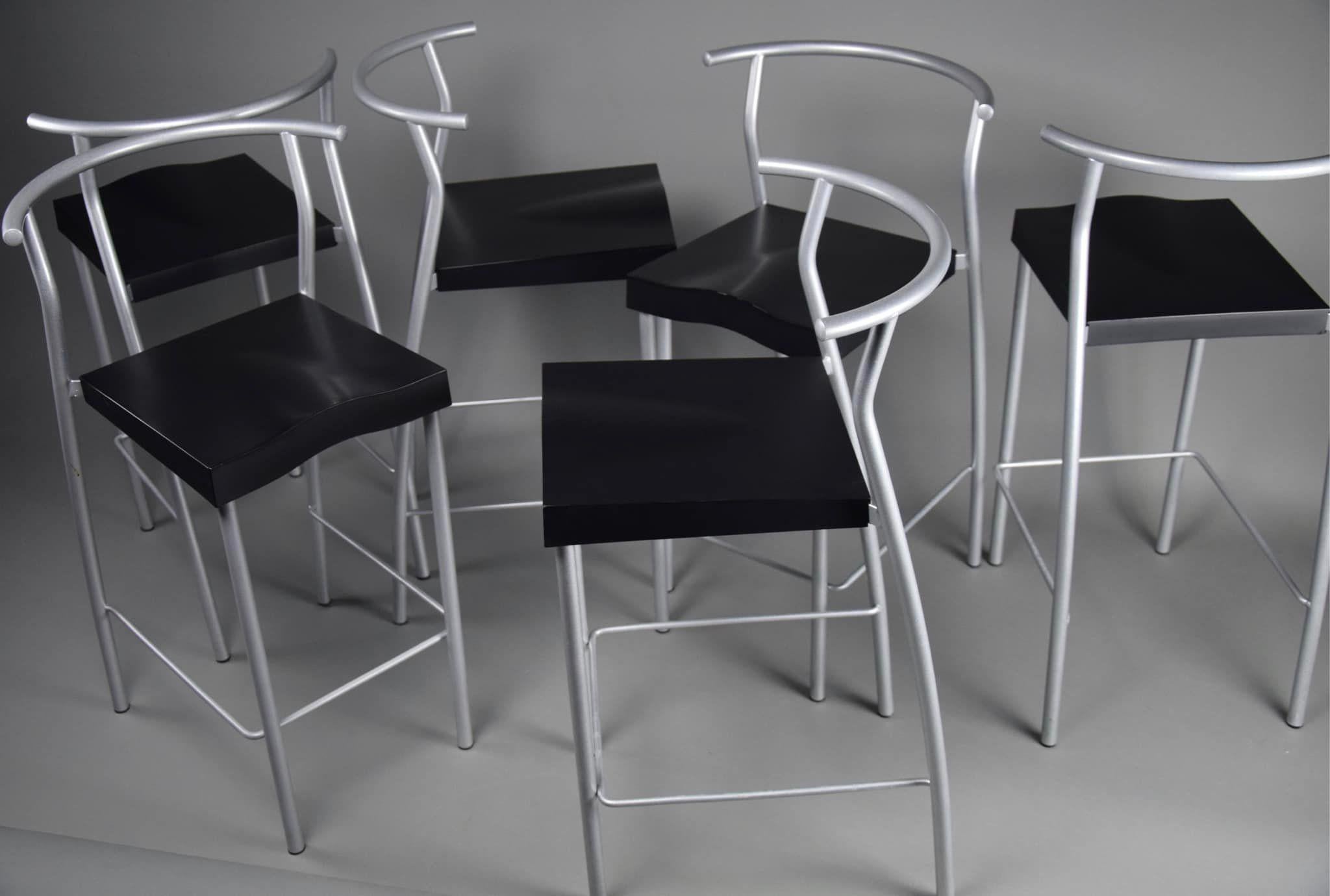 Hi-Glob Philippe Starck Bar Stools for Kartell, Italy, 1993 For Sale 5