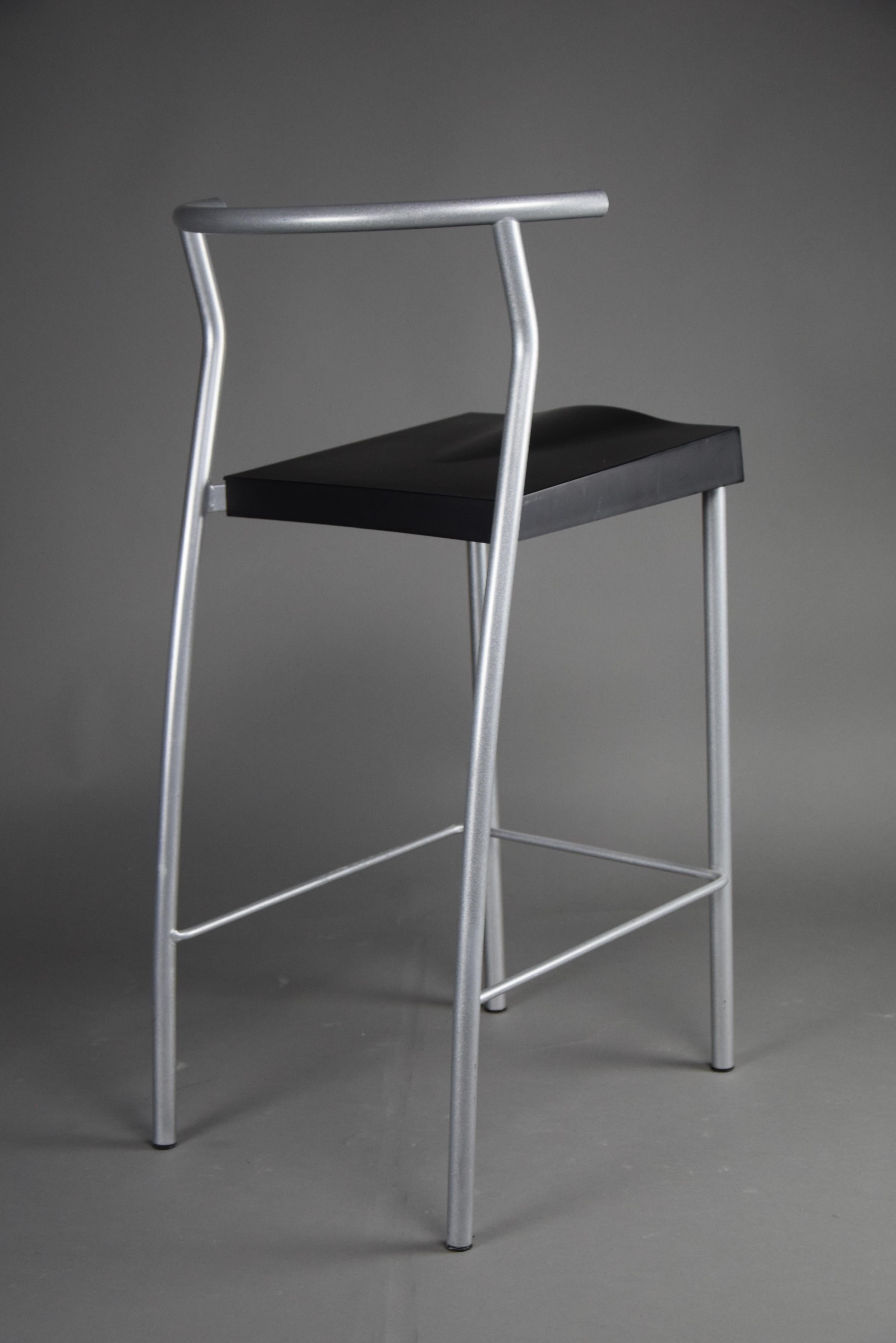 Iron Hi-Glob Philippe Starck Bar Stools for Kartell, Italy, 1993 For Sale