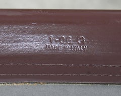 Six Stamped S33 Mart Stam 1-06G Marcel Breuer Leather Armchairs Made in Italy