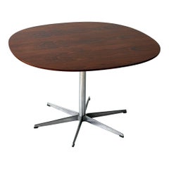 Six Star Series Rosewood Dining Table by Arne Jacobsen for Fritz Hansen