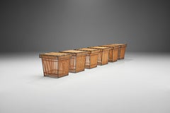 Six Storage Baskets Attributed to Dirk Van Sliedregt for Rohé, Netherlands 1960s