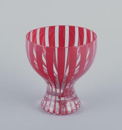 Six "Strikt" cocktail glasses, Bengt Orup, Johansfors.