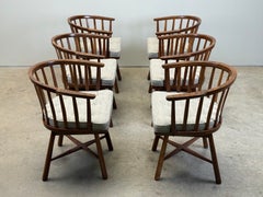 Six Swivel Chairs by Edward Wormley for Dunbar