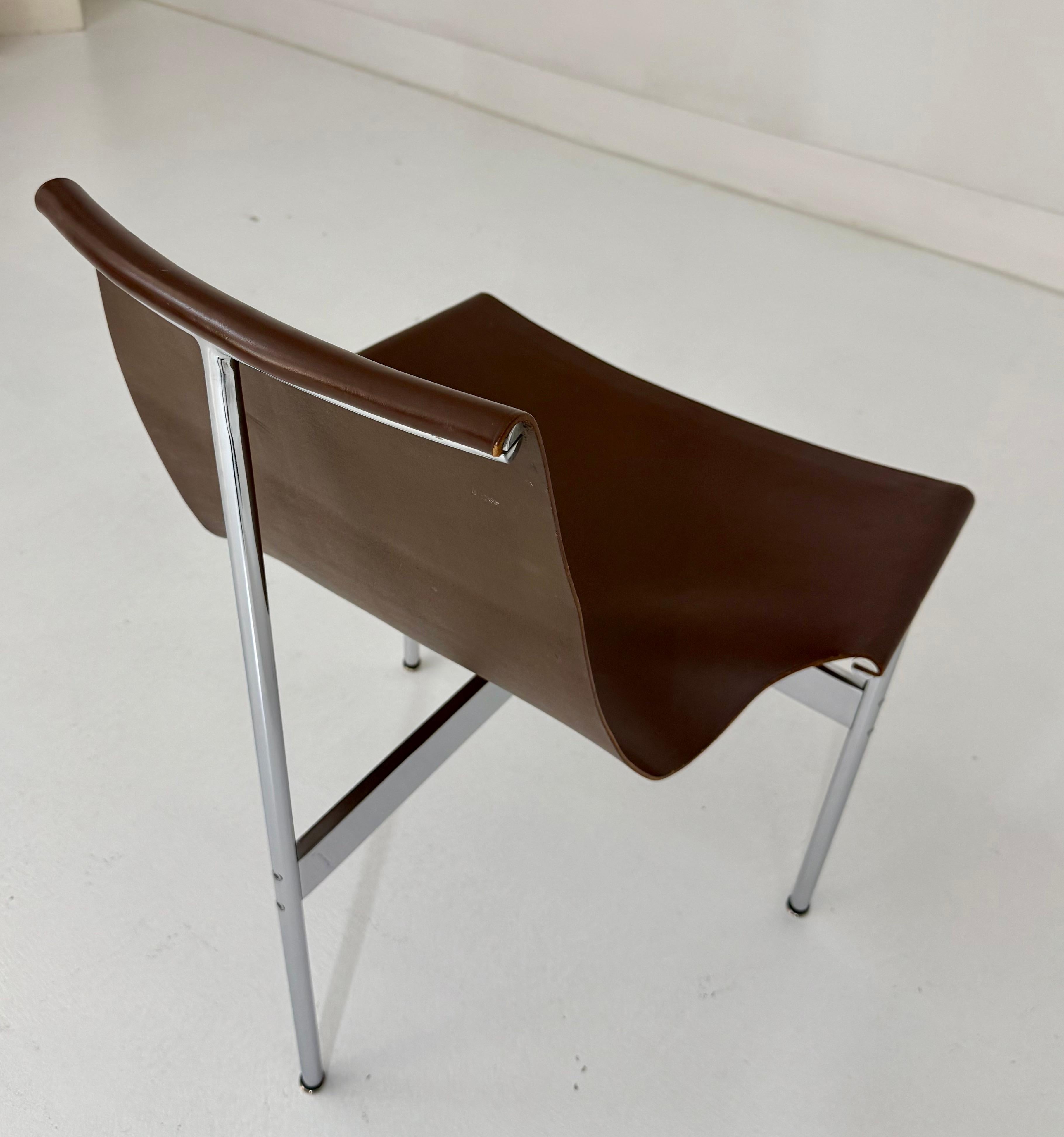 Six “T” Side Chairs by Katavolos, Littell & Kelley for Laverne International For Sale 2