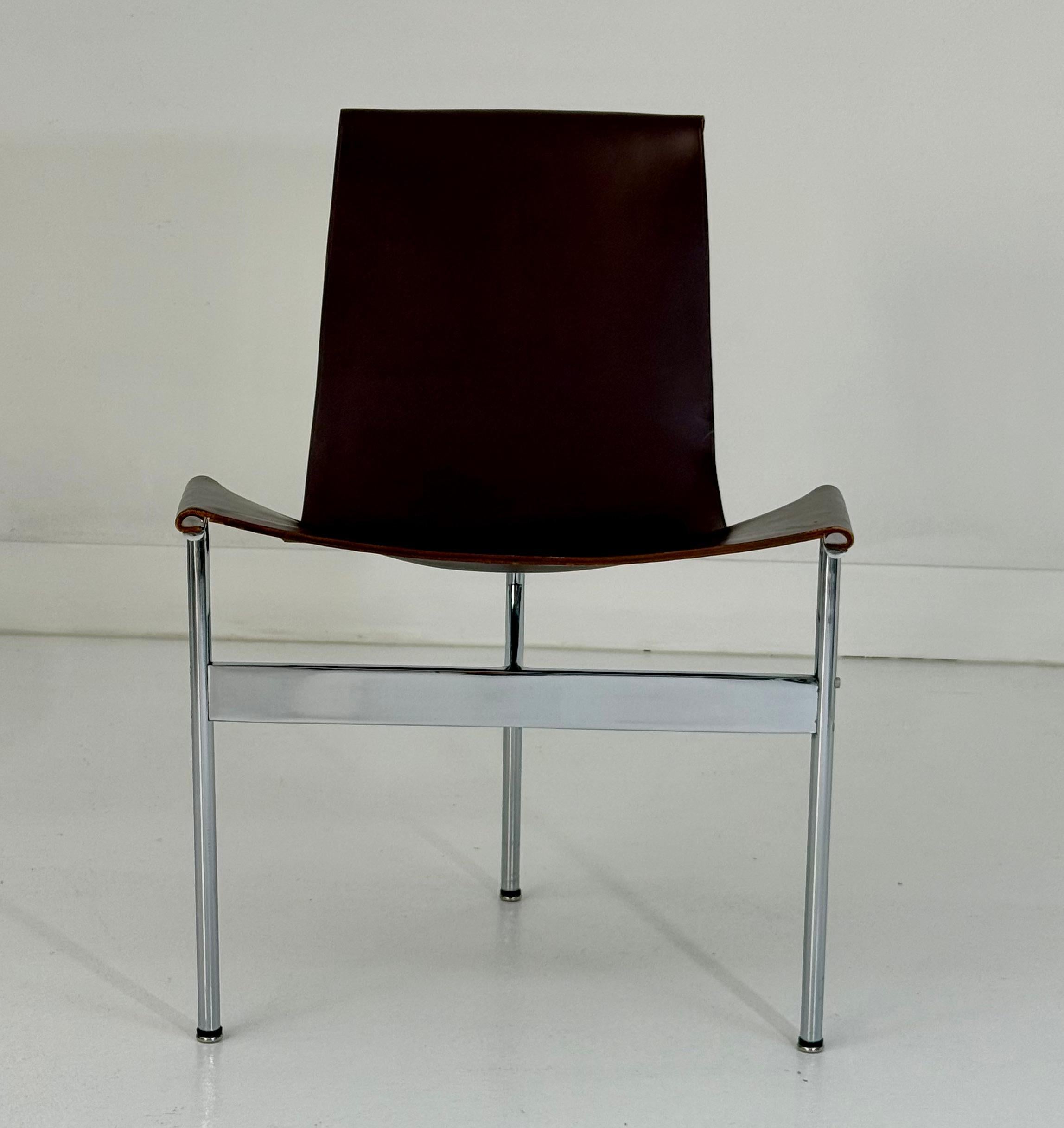 Mid-20th Century Six “T” Side Chairs by Katavolos, Littell & Kelley for Laverne International For Sale