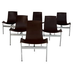 Six “T” Side Chairs by Katavolos, Littell & Kelley for Laverne International