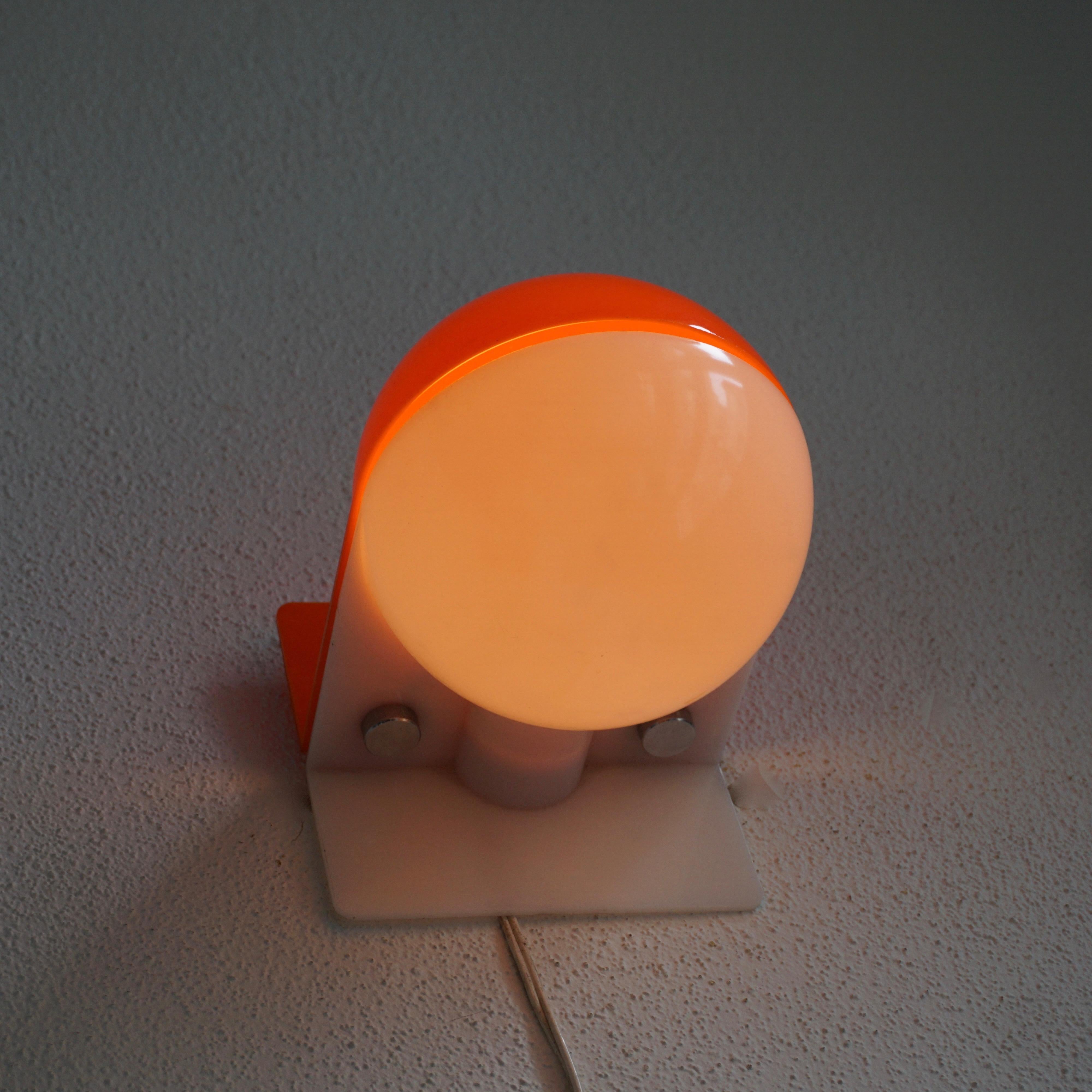 One of Six Table or Wall Lamps by Guzzini For Sale 4